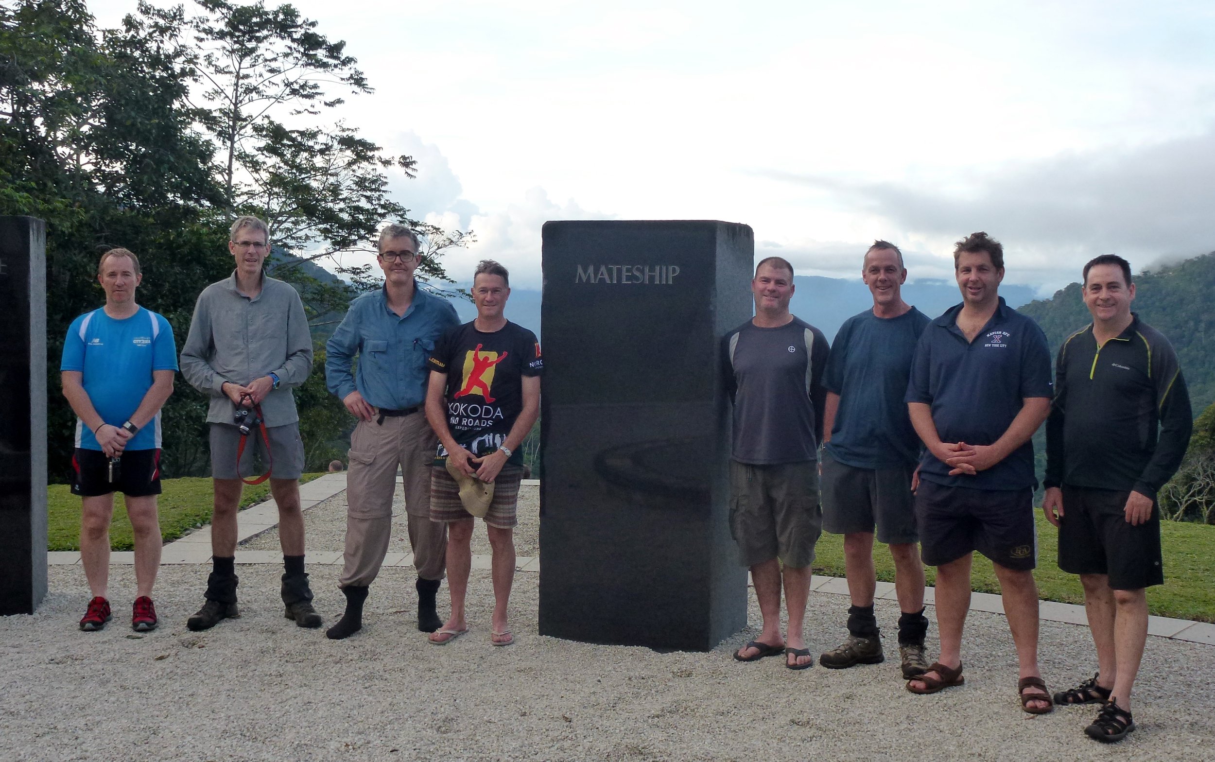 The Trinity fathers who accompanied their sons to Papua New Guinea