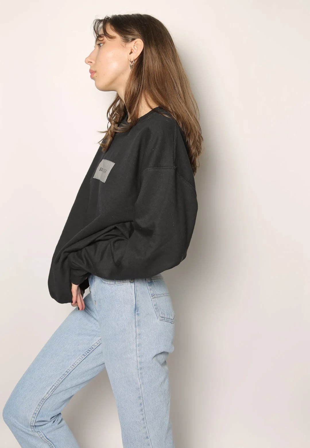 dior patch sweatshirt