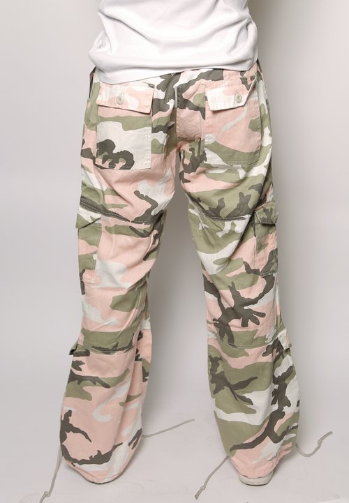 pink camo low waisted military pants — reworked vintage clothing and much  more!