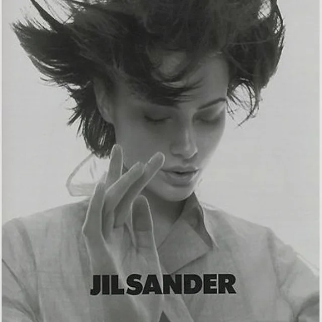 I miss old fashion ads when they never cared about celebrity and models were always on the covers of magazines. #tbt #jillsander #takemeback 😒