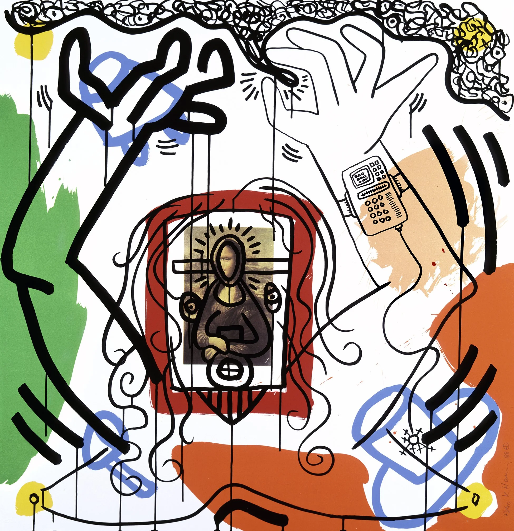 “Apocalypse” Plate 6, Keith Haring artwork © Keith Haring Foundation