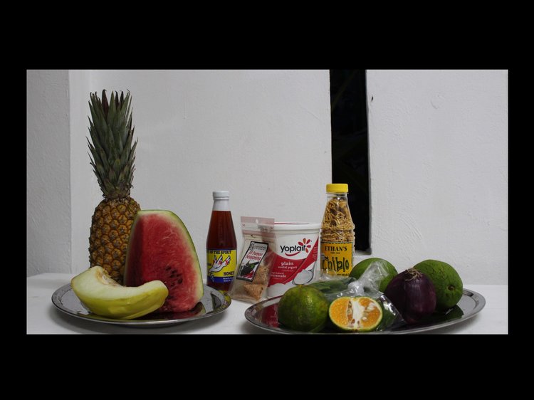 Paw Paw, Papey, Papaya, El Salón at Alice Yard in Trinidad, 2016 photo by Sneha Ganguly.