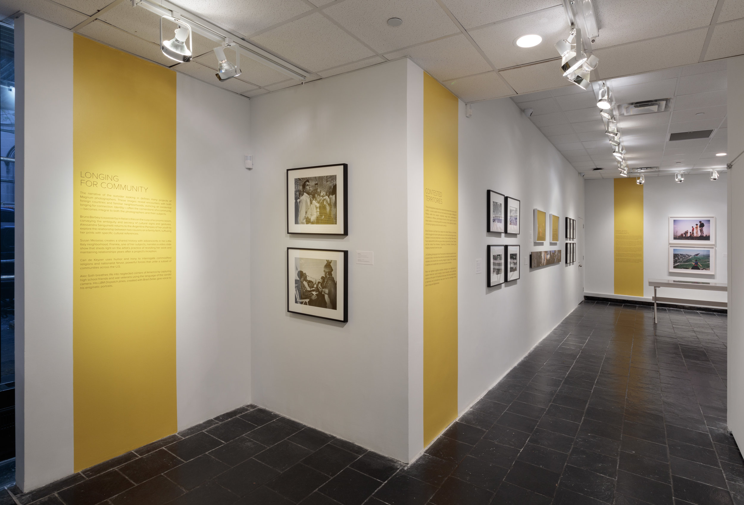  Installation view:&nbsp; Framing Community: Magnum Photos, 1947–Present, &nbsp;Hunter College Art Galleries, 2017. Photo by Stan Narten.&nbsp; 