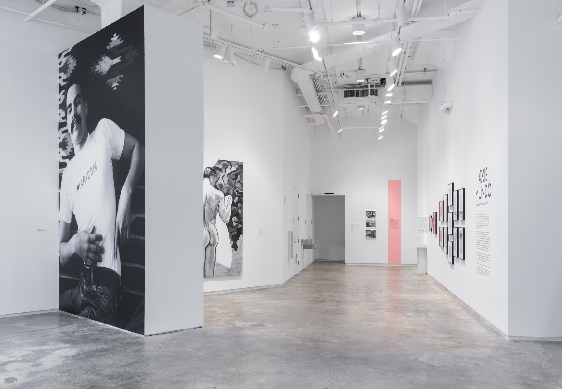  Installation view of  Axis Mundo: Queer Networks in Chicano L.A.  at 205 Hudson Gallery. Photo by Stan Narten. 