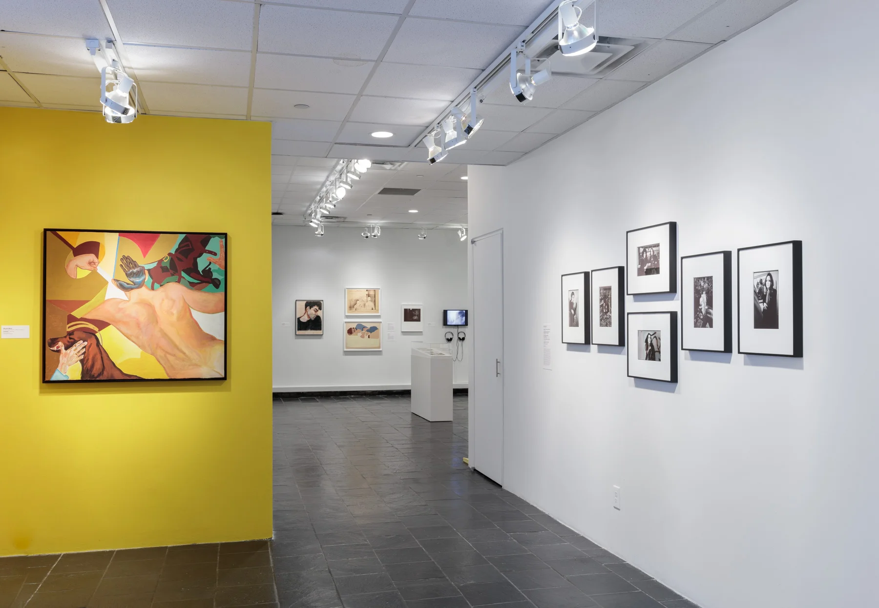 Installation view of Axis Mundo: Queer Networks in Chicano L.A. at the Bertha and Karl Leubsdorf Gallery. Photo by Stan Narten.