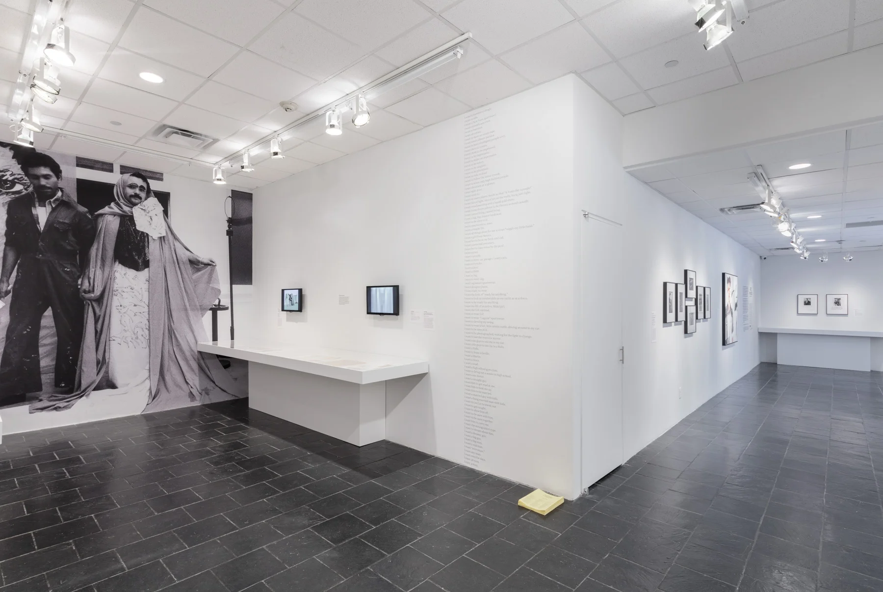 Installation view of Axis Mundo: Queer Networks in Chicano L.A. at the Bertha and Karl Leubsdorf Gallery. Photo by Stan Narten.