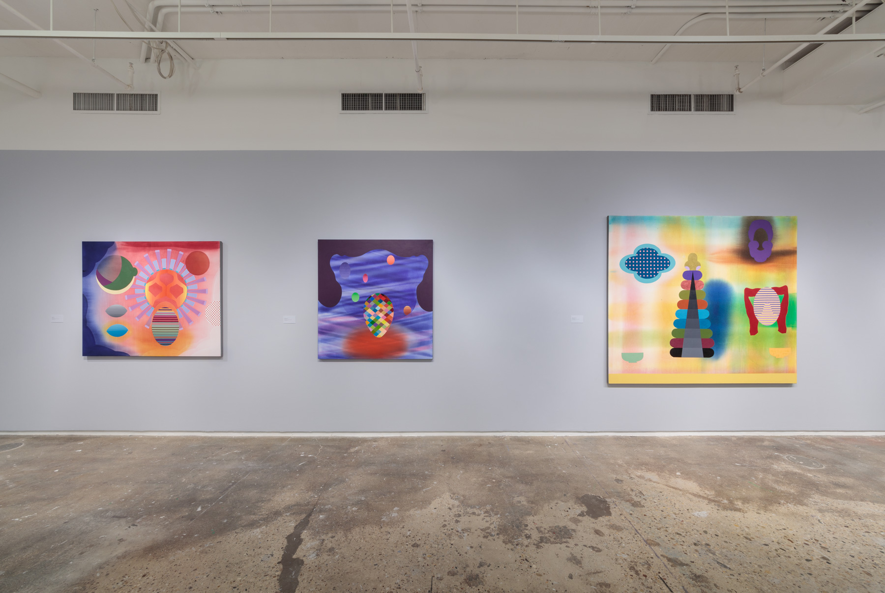 Installation view: Stephen Mueller: Orchidaceous , Hunter College Art Galleries, 2018. Photo by Stan Narten.