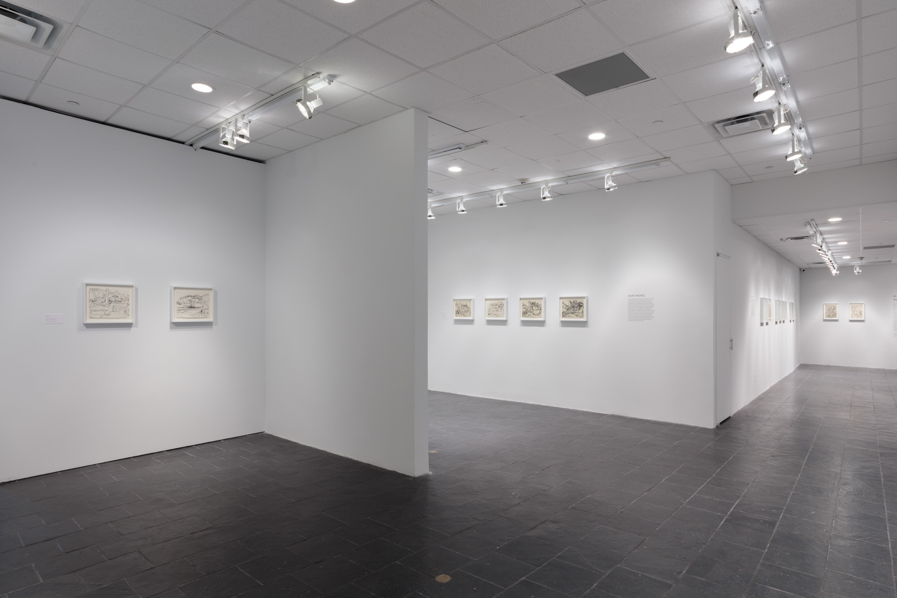 Installation view: Hans Hofmann: The California Exhibitions, 1931 , Hunter College Art Galleries, 2019. Photo by Stan Narten.