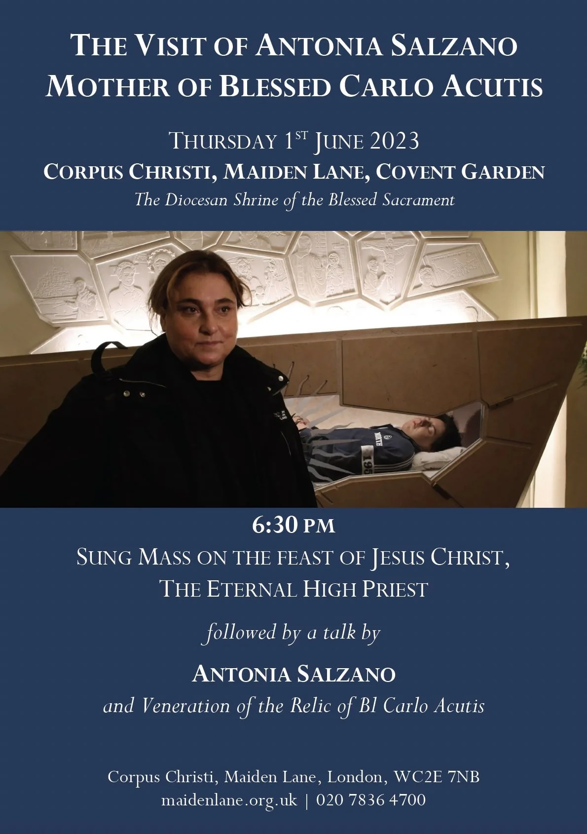 THE VISIT OF ANTONIA SALZANO MOTHER OF BLESSED CARLO ACUTIS