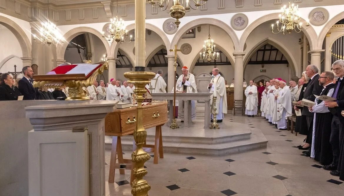 Requiem Mass for Bishop Thomas McMahon, Brentwood Cathedral, 16th December.  Requiescat in pace.