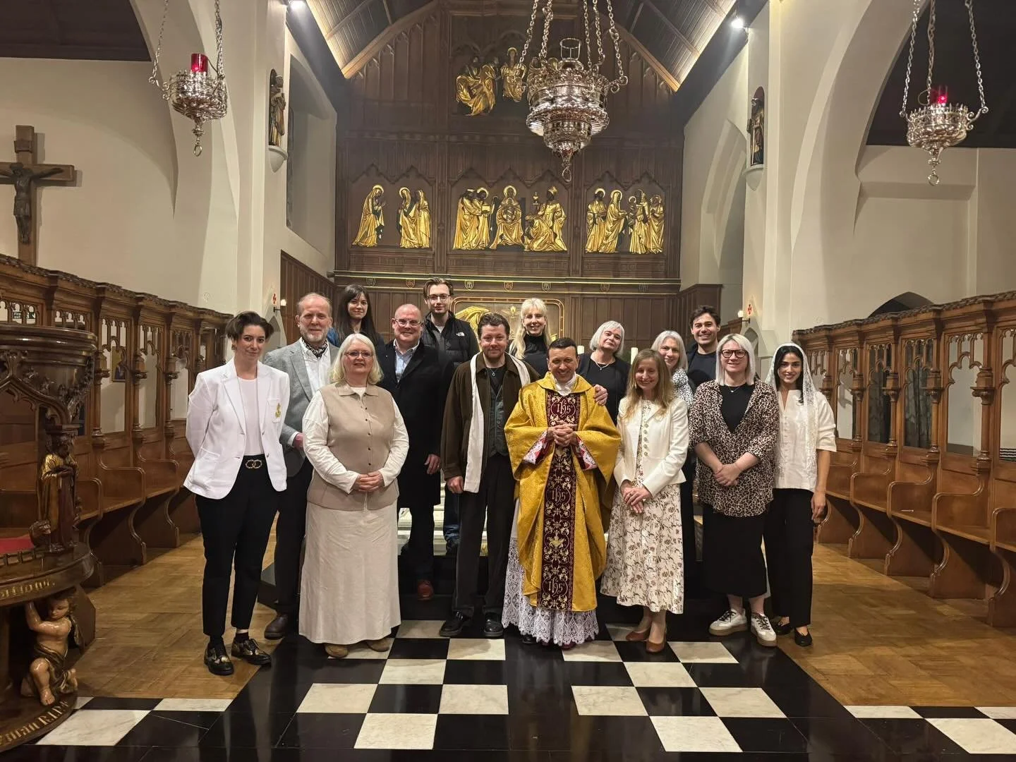 Pray for those Baptised and Received it to the Church at the Easter Vigil.