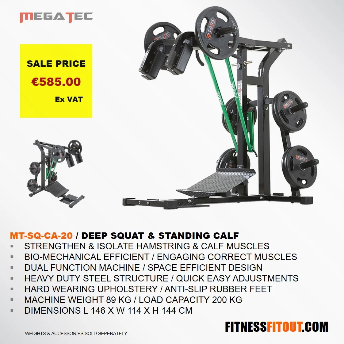 MEGATEC SERIES DEEP SQUAT & CALF RAISE