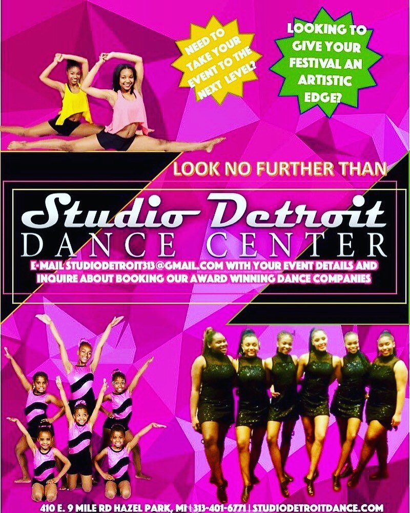 Summer is almost over, are you in need of entertainment or dancers for your event? Look no further! We can provide choreography or dancers for any type of event you may have! Contact us today 🤗 #studiodetroit #sddc #dance #entertainment #events