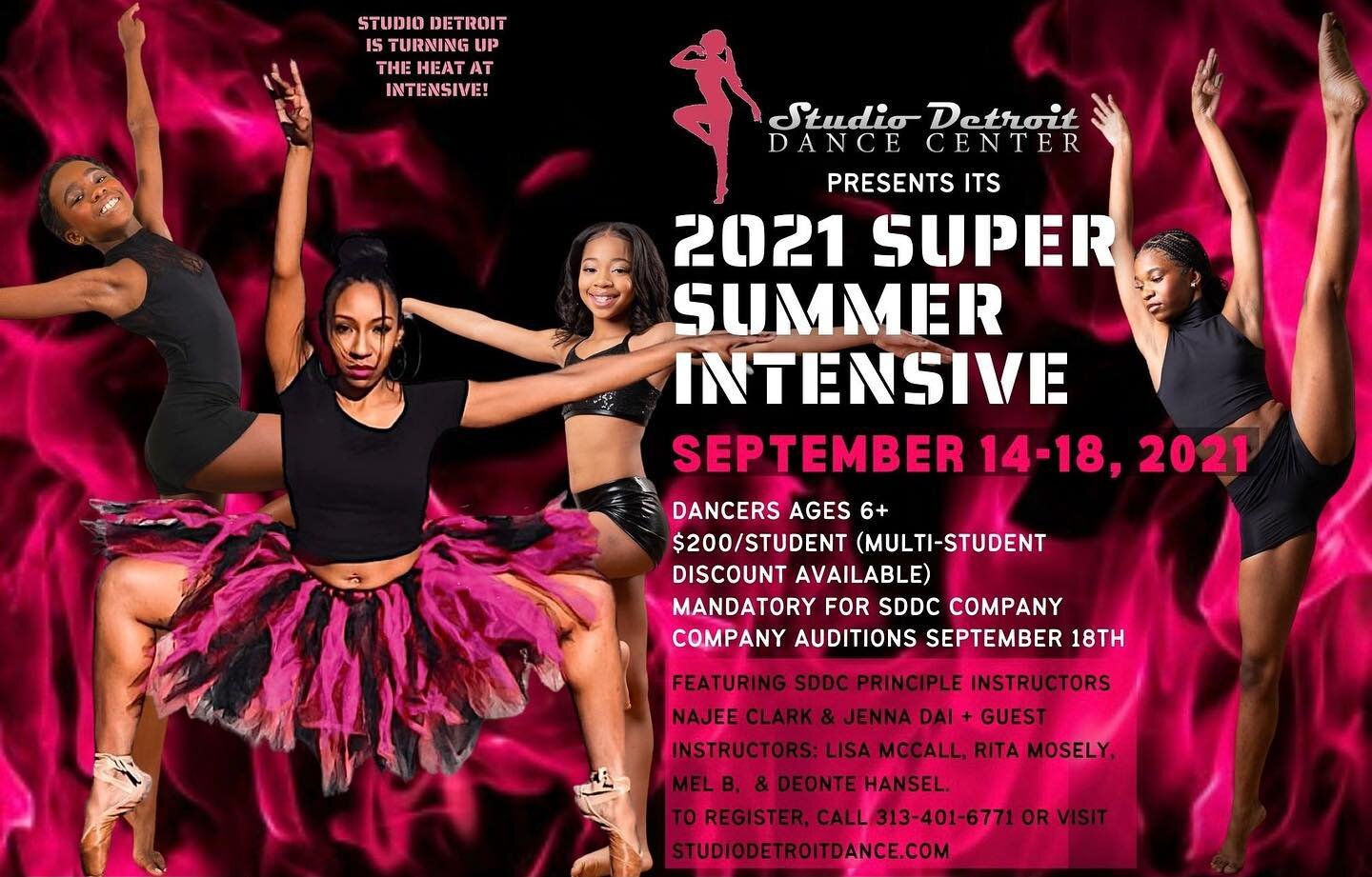 Interested in enrolling in our fall classes or joining our #AwardWinning #DanceCompanies? Prepare by taking our 2021 #SummerDanceIntensive running #September 14-18. This year, we&rsquo;re turning up the heat on #DanceIntensive with our talented core 