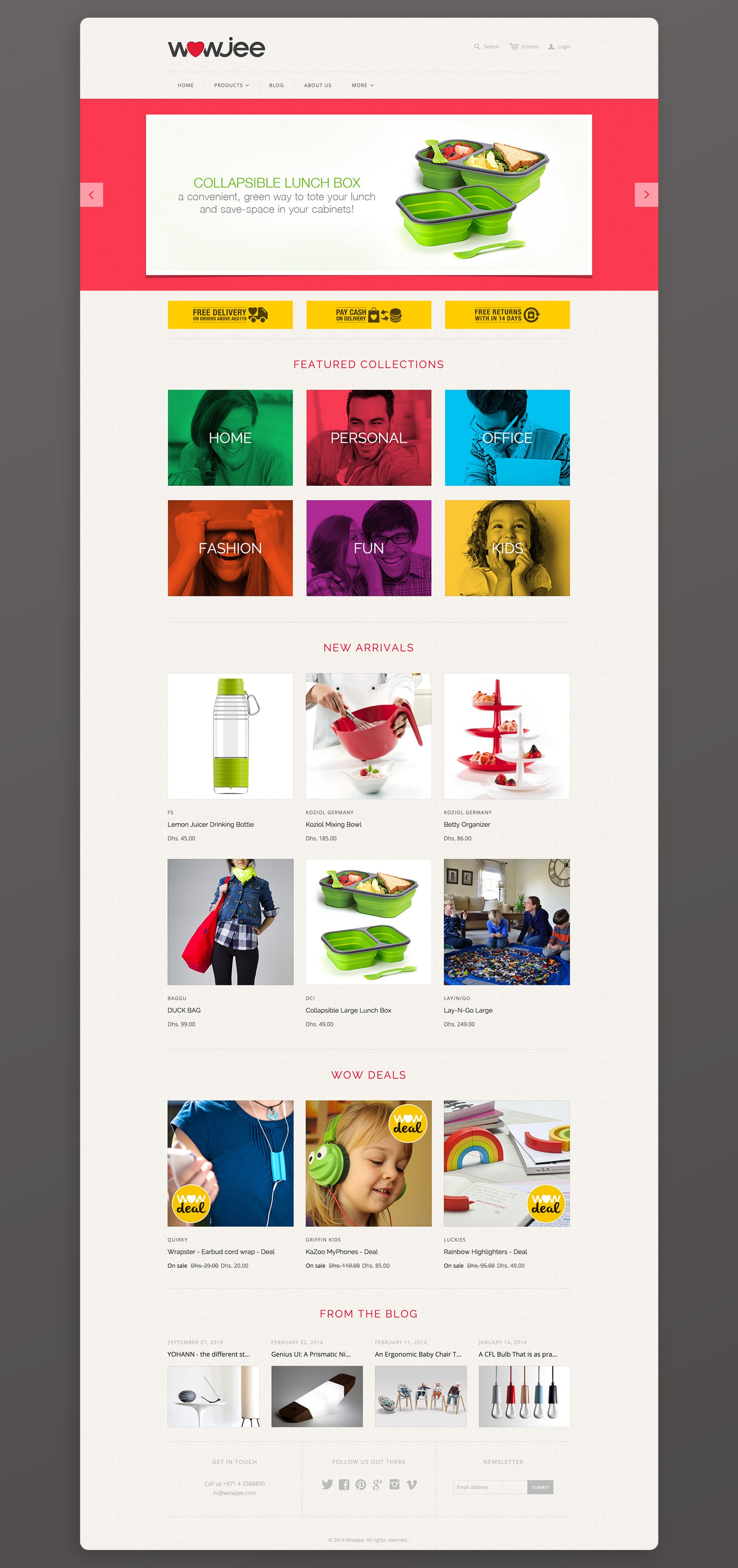 Mobile Friendly Wowjee Website Enabling User to Find Shopping Easier Than Before