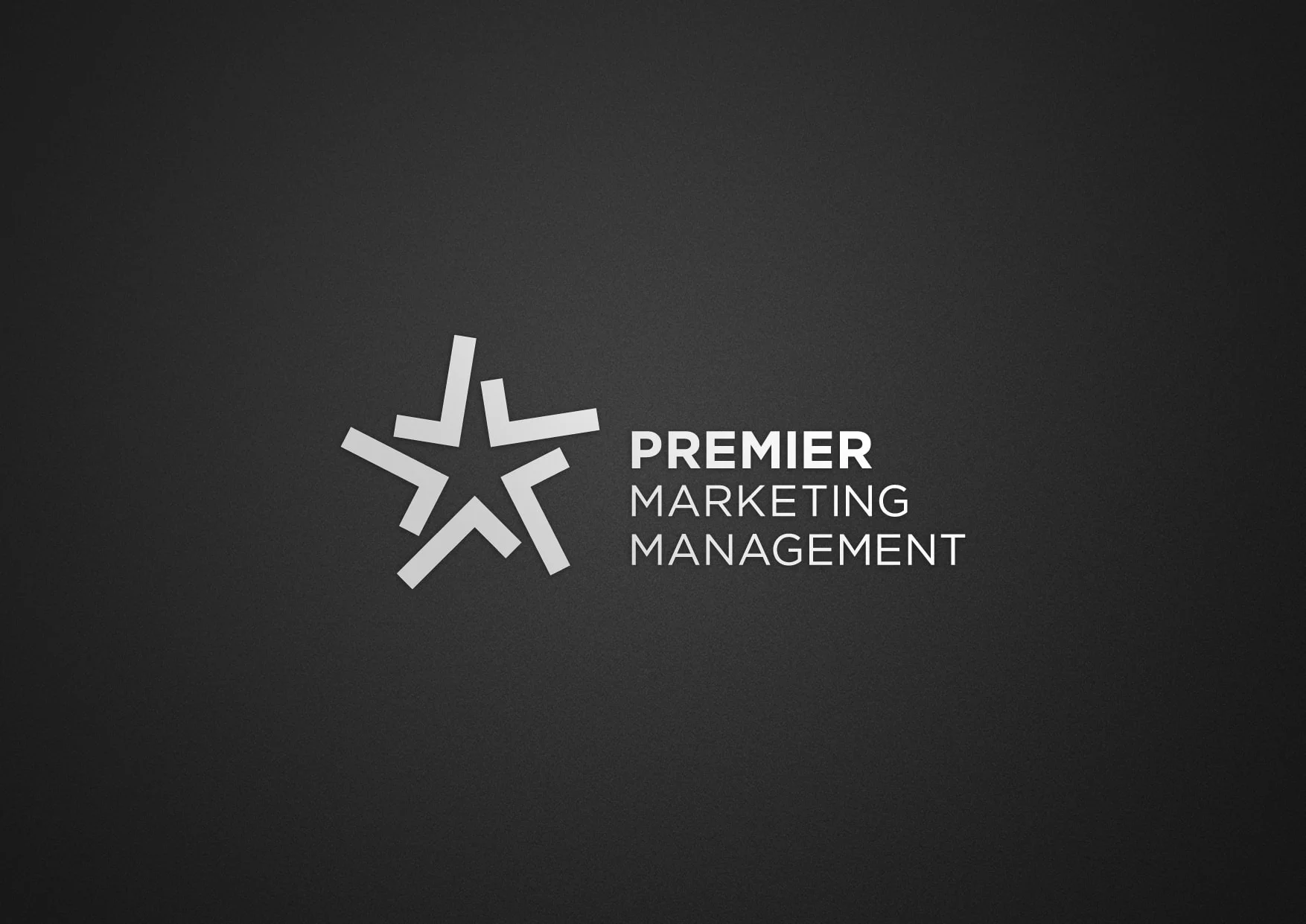 Premier Marketing Management - Brand identity design & logo design concept in Dubai