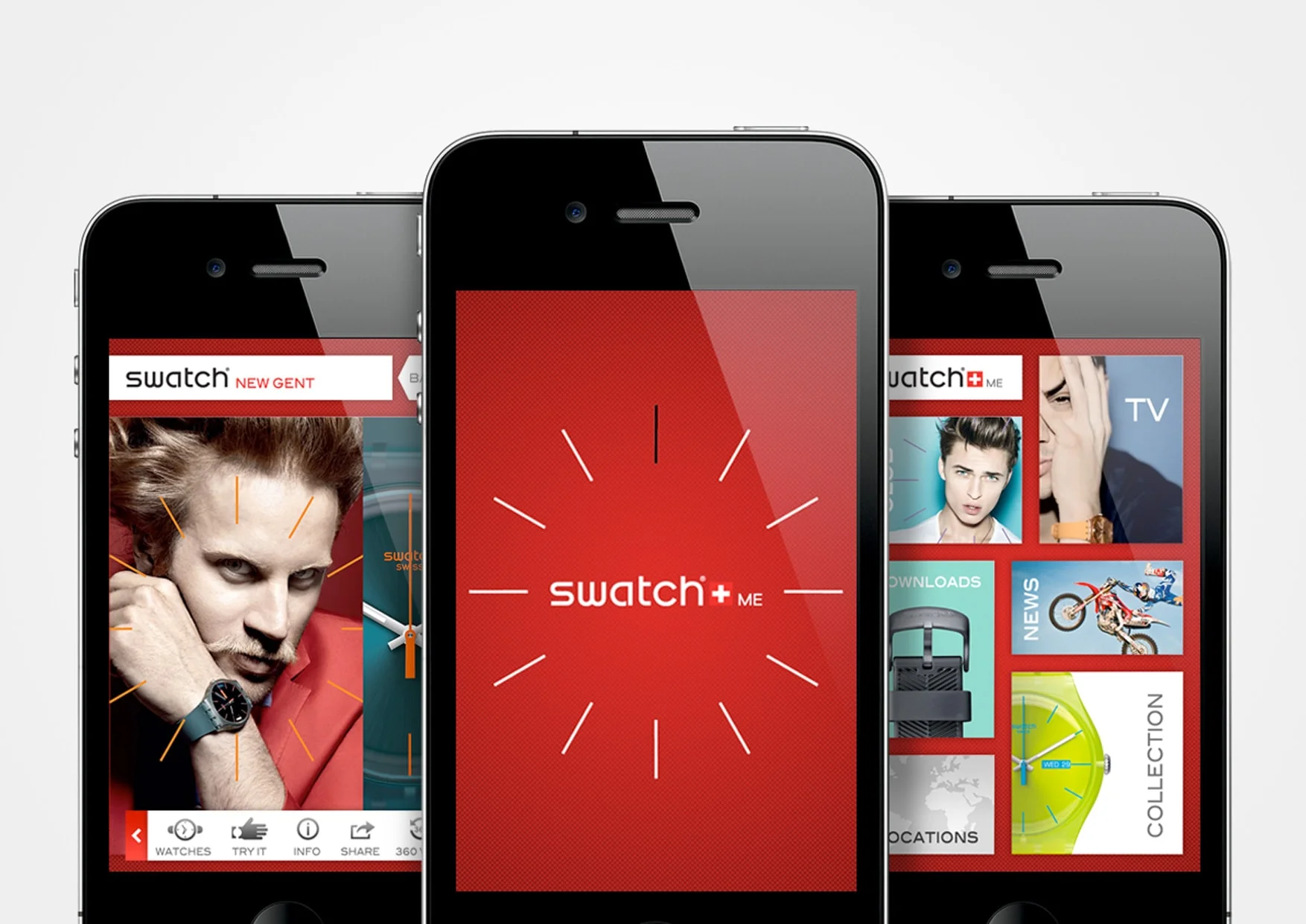SWATCH Watch Company Mobile App Concept Design