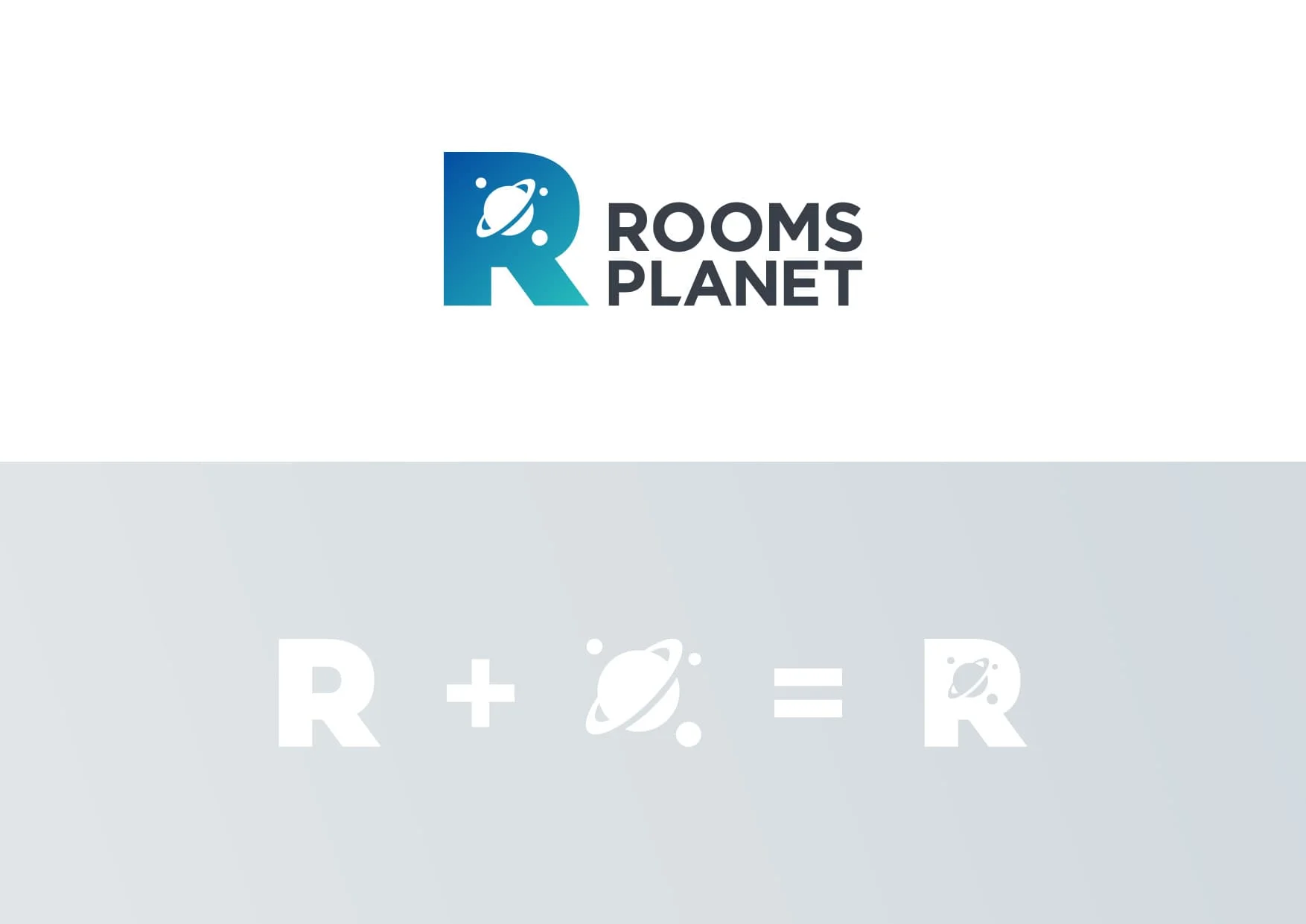 Creative Logo Design Concept Idea for Rooms Planet
