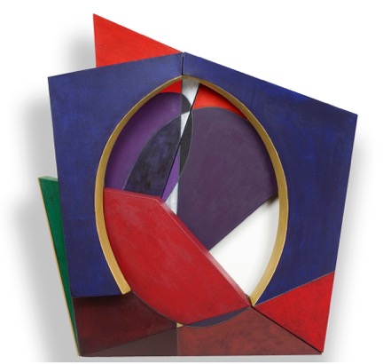 Marlene Siff, Tribute, acrylic on linen, 44.5 x 40.5 x 18 inches. Price: $18,000.