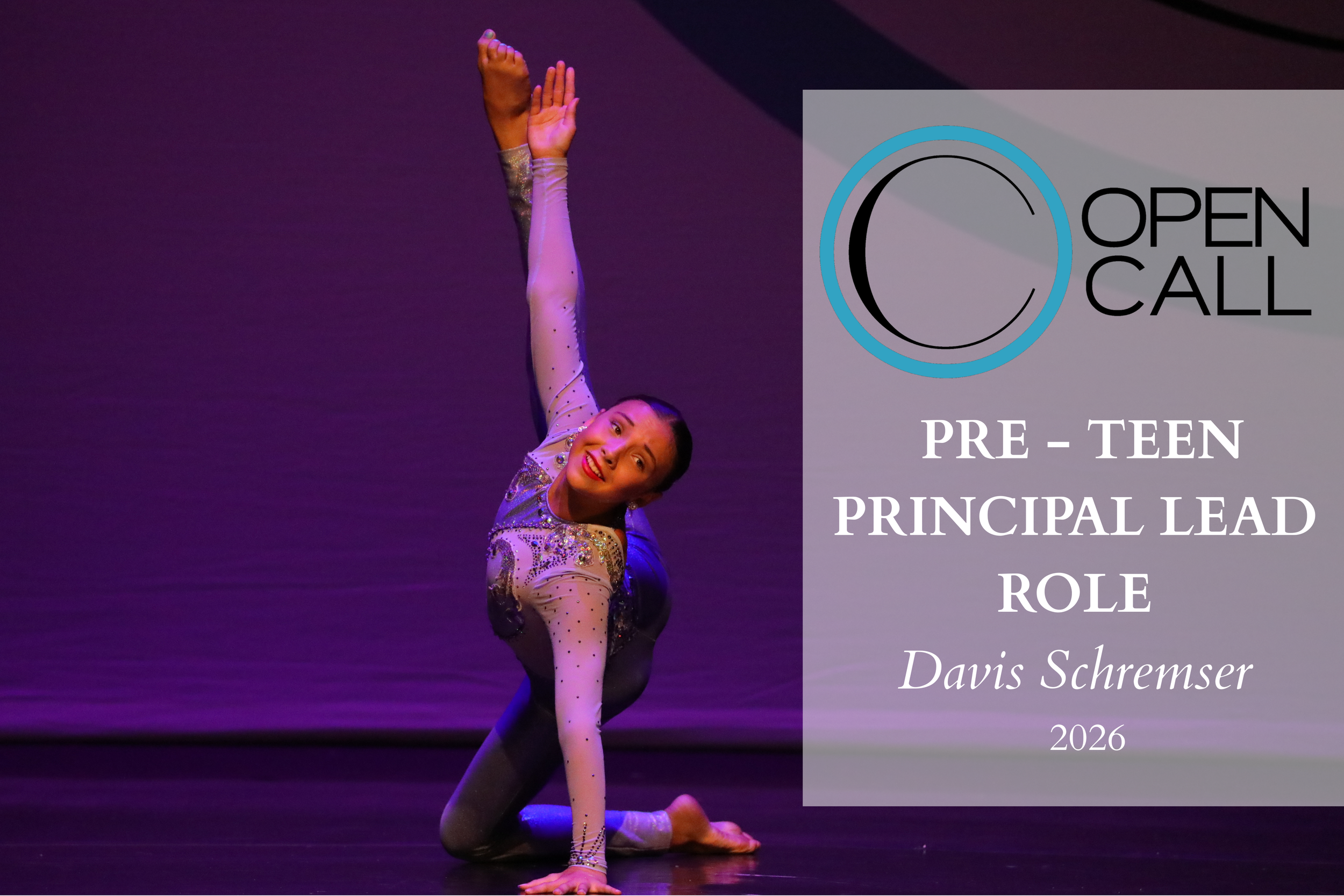 PRE - TEEN PRINCIPAL LEAD ROLE