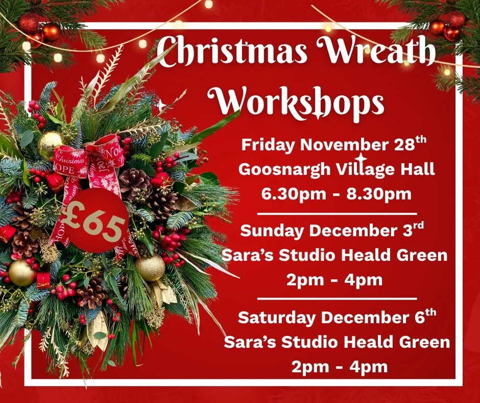 🎄 Whoop whoop&hellip; Christmas Workshops are BACK! 🎉

It&rsquo;s been a busy few months since we moved to Heald Green &ndash; weddings, floral demos all over the UK, and of course, lots of granny duties with little Reuben 💕

But&hellip; I&rsquo;m
