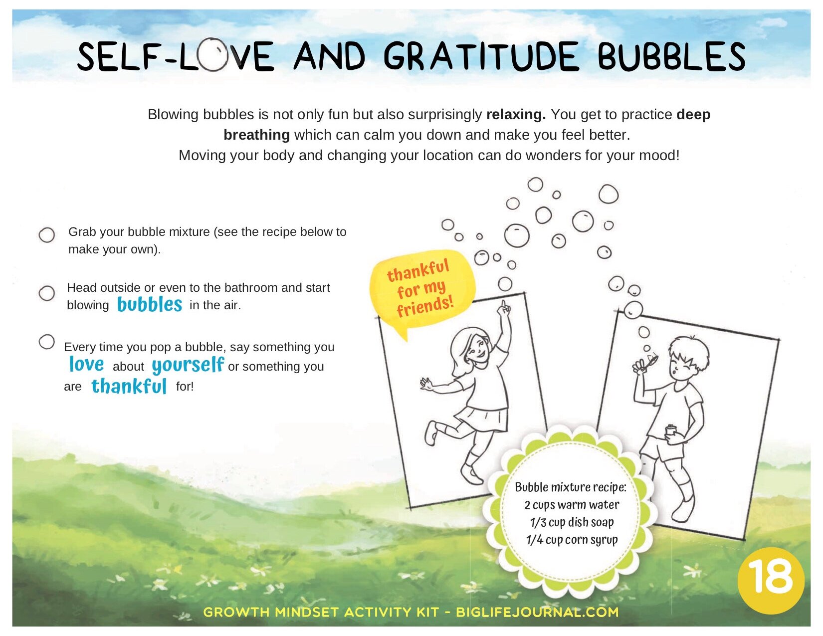 Gratitude Bubbles