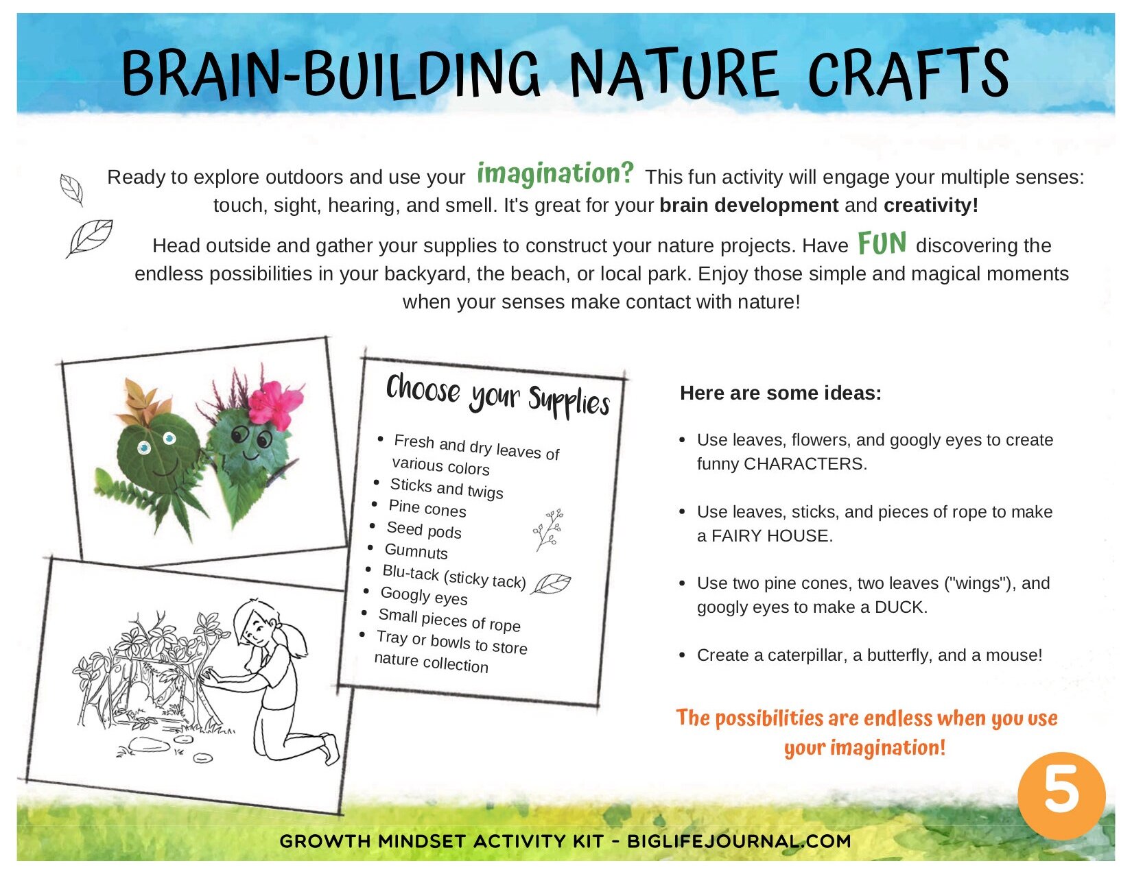 Brain Building Nature Crafts