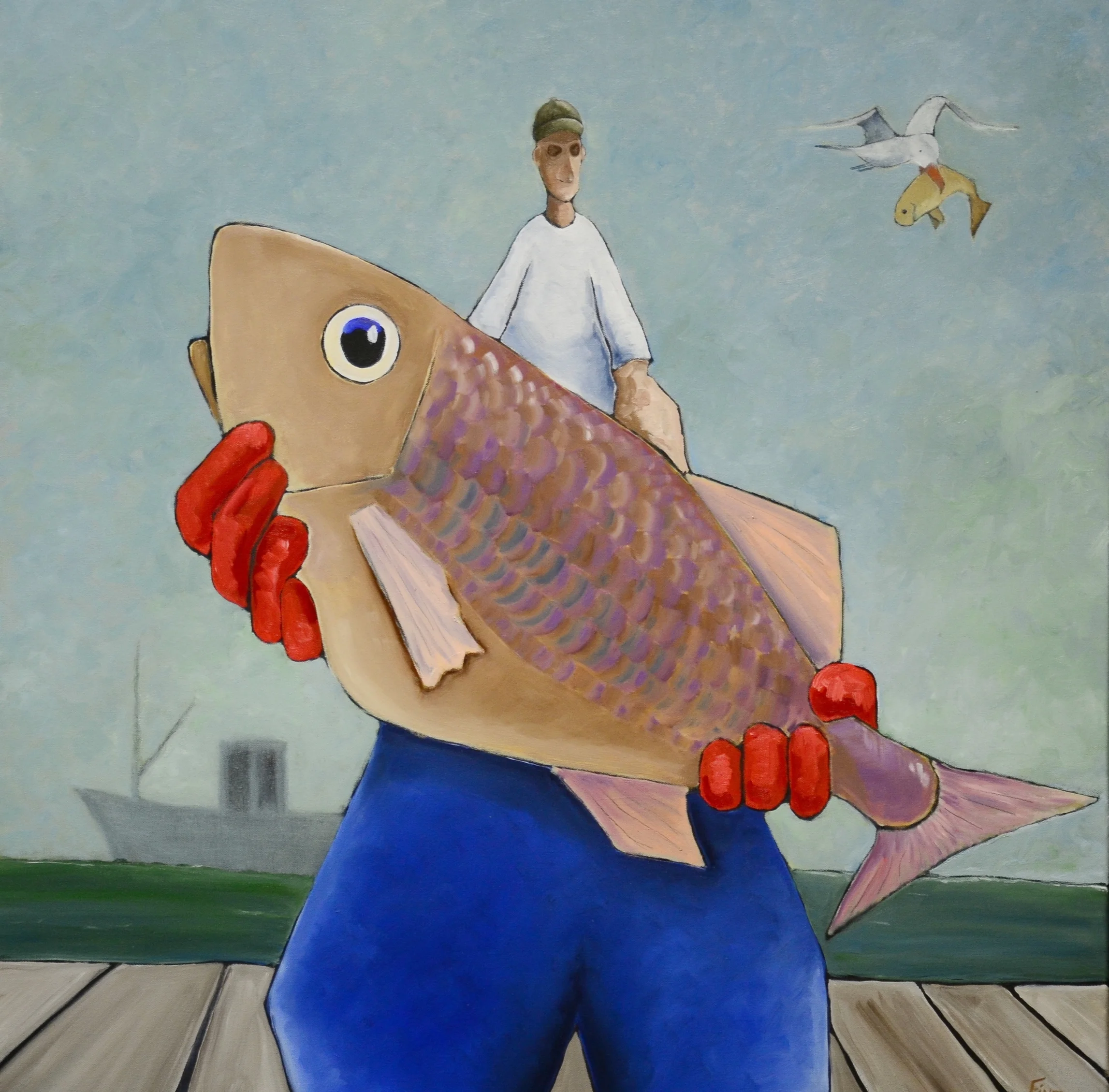 Colton 30 x 30 Oil on Canvas-Sold