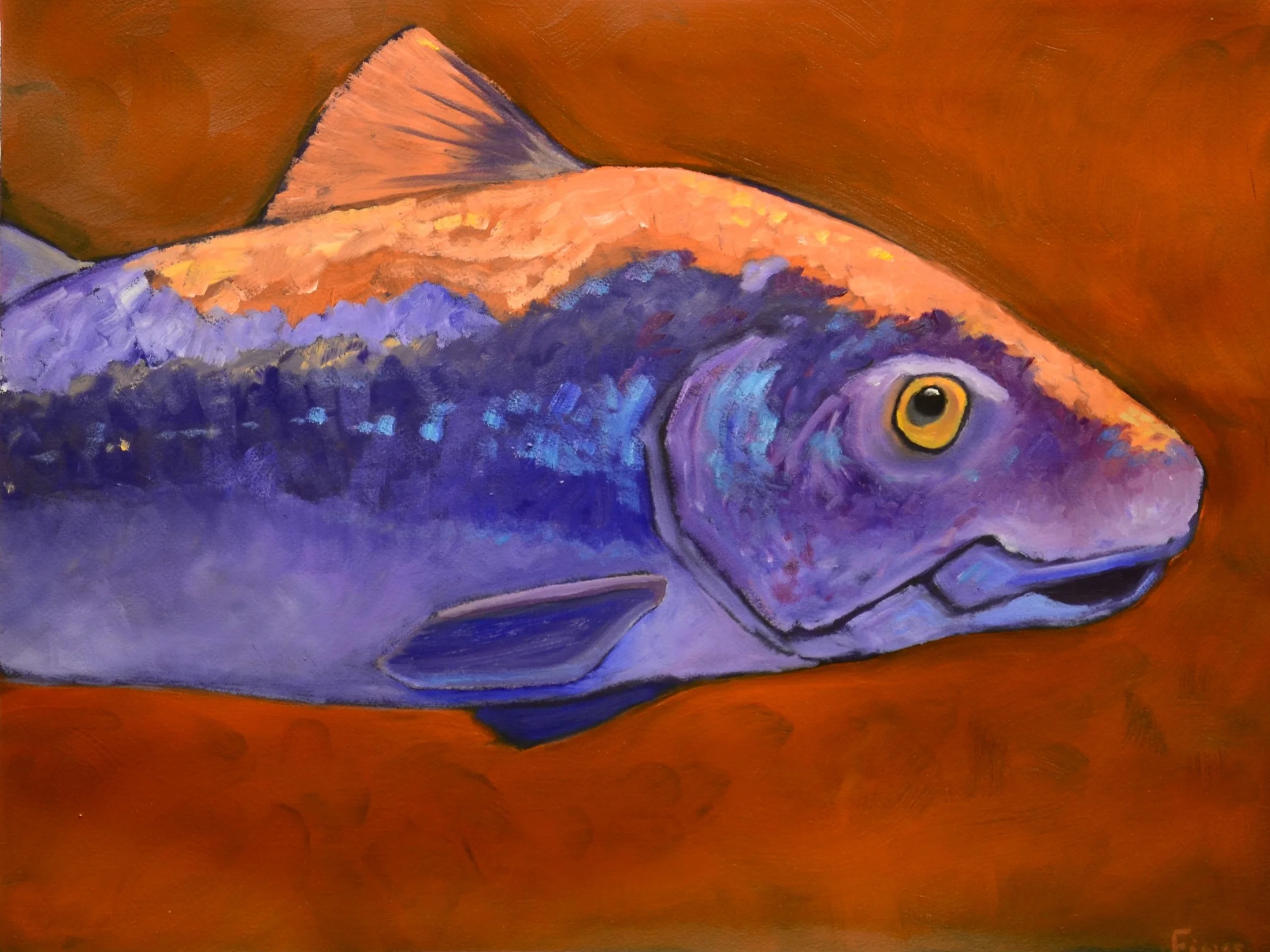 Muddy Waters Oil on Paper 24 x 30