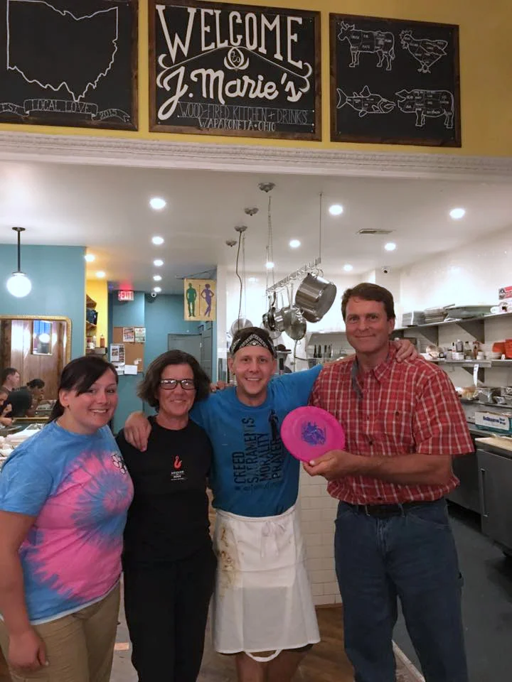 Nadja, Rose and fellow entertainer Farmer John discovered J. Marie’s Wood-Fired Kitchen & Drinks in Wapakoneta, OH. Great restaurant!