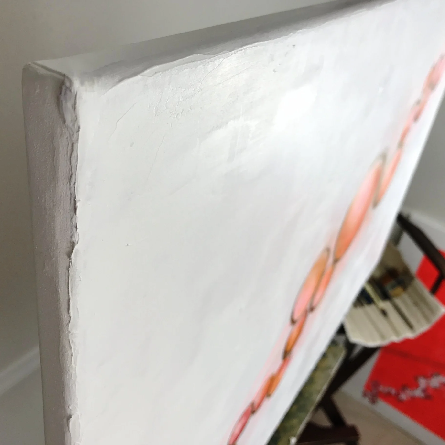 play #1 acrylic painting on canvas detail