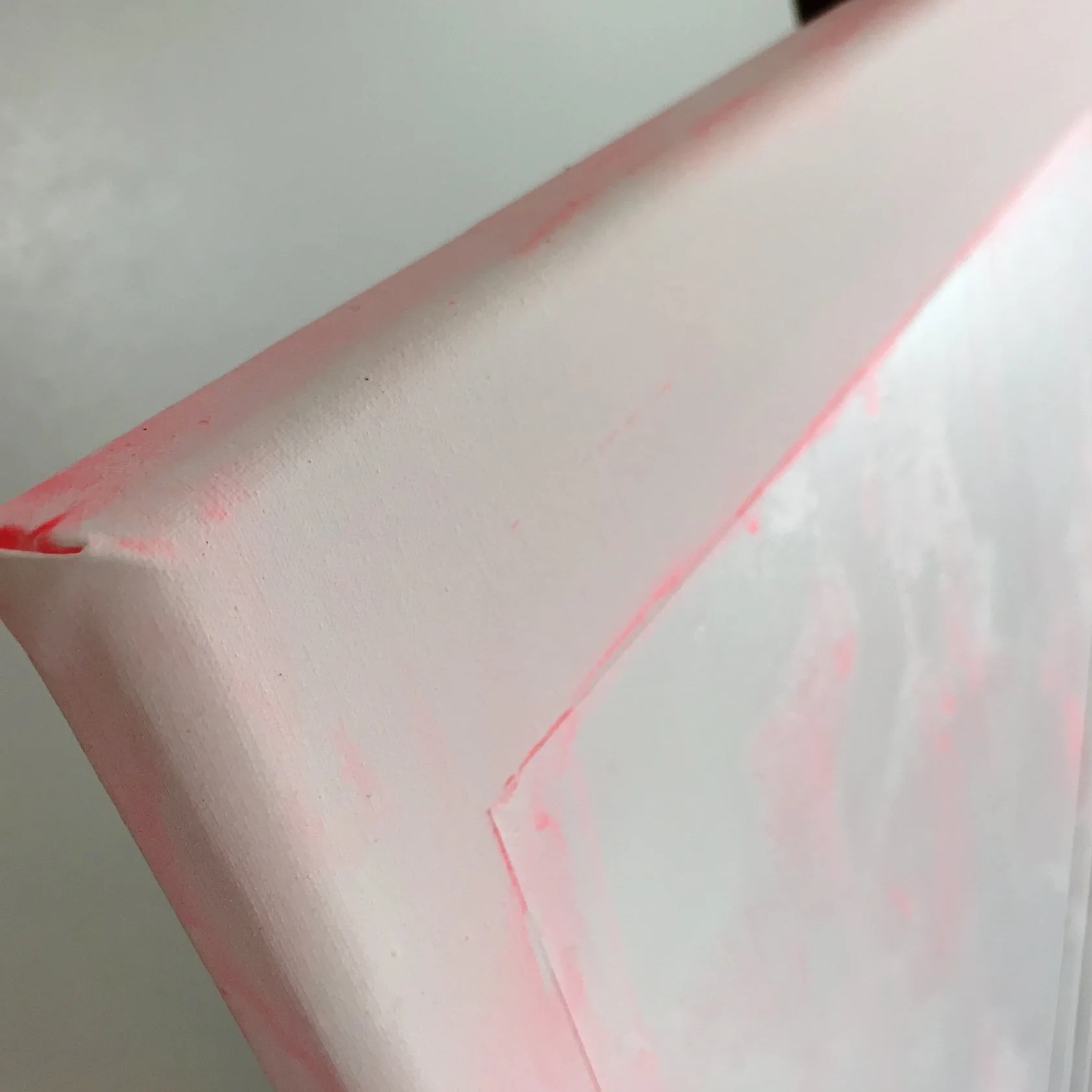 cherry blossoms #1 acrylic painting on canvas detail 