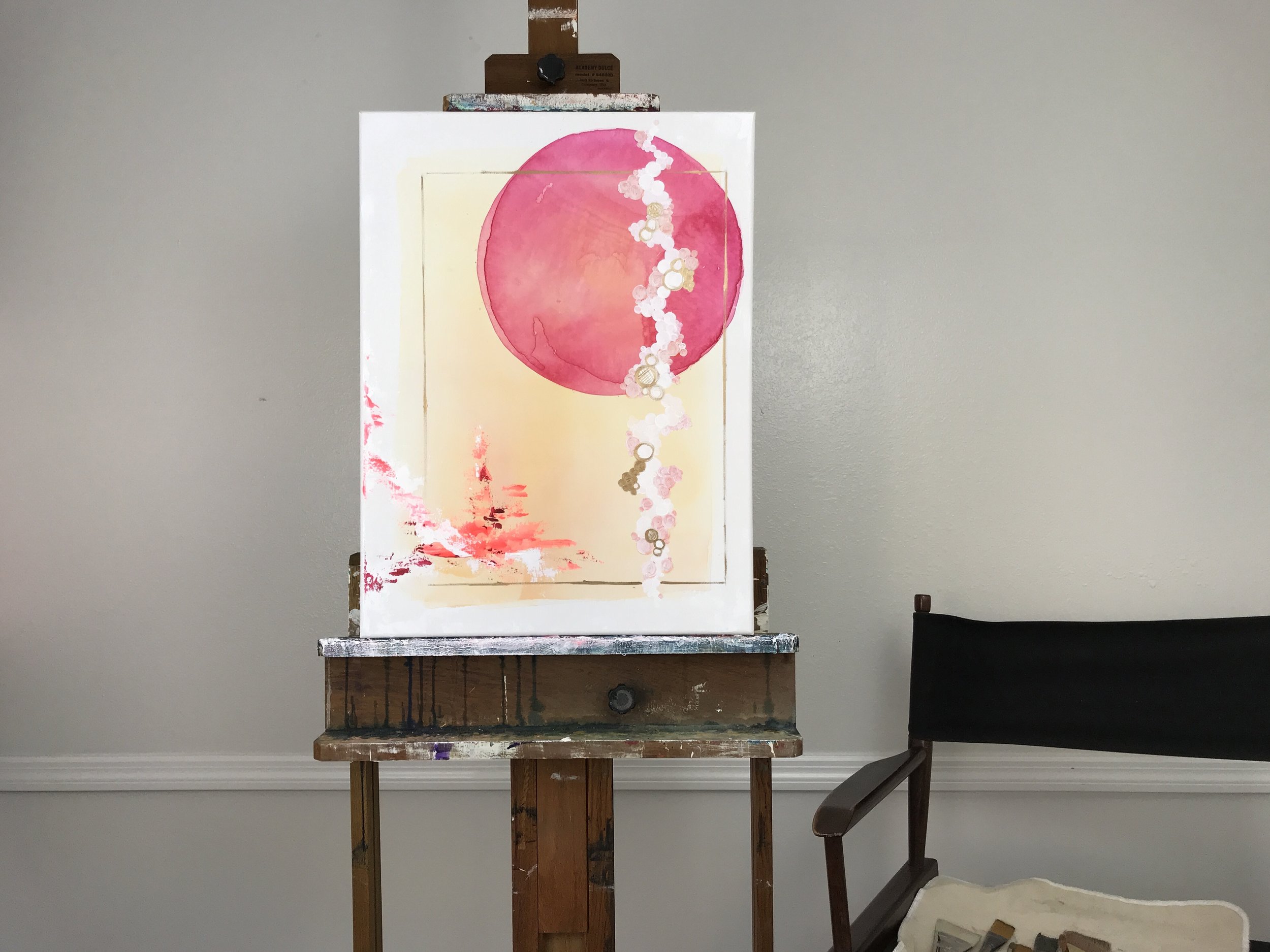 rising #1 acrylic painting on canvas