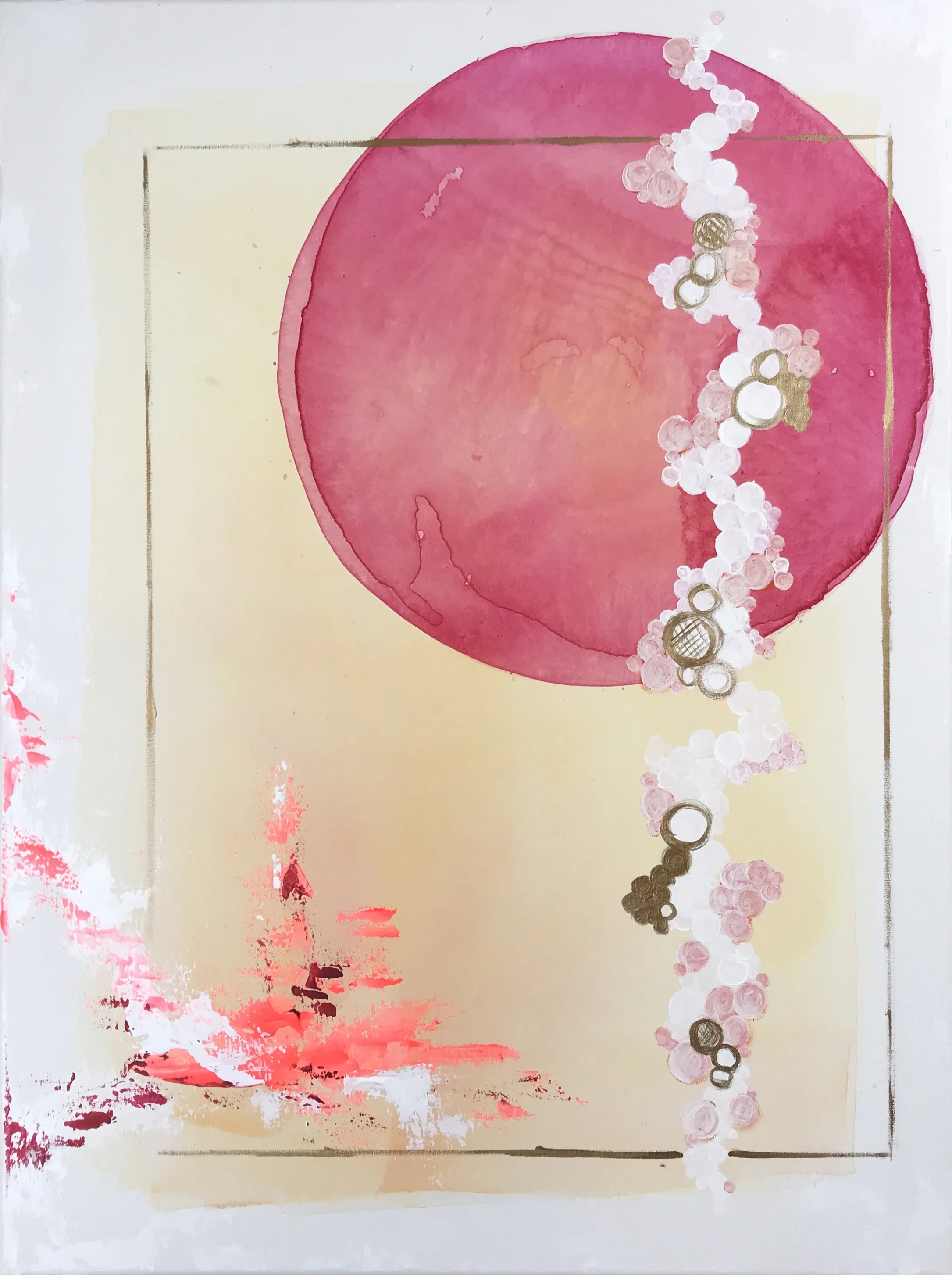 rising #1 acrylic painting on canvas