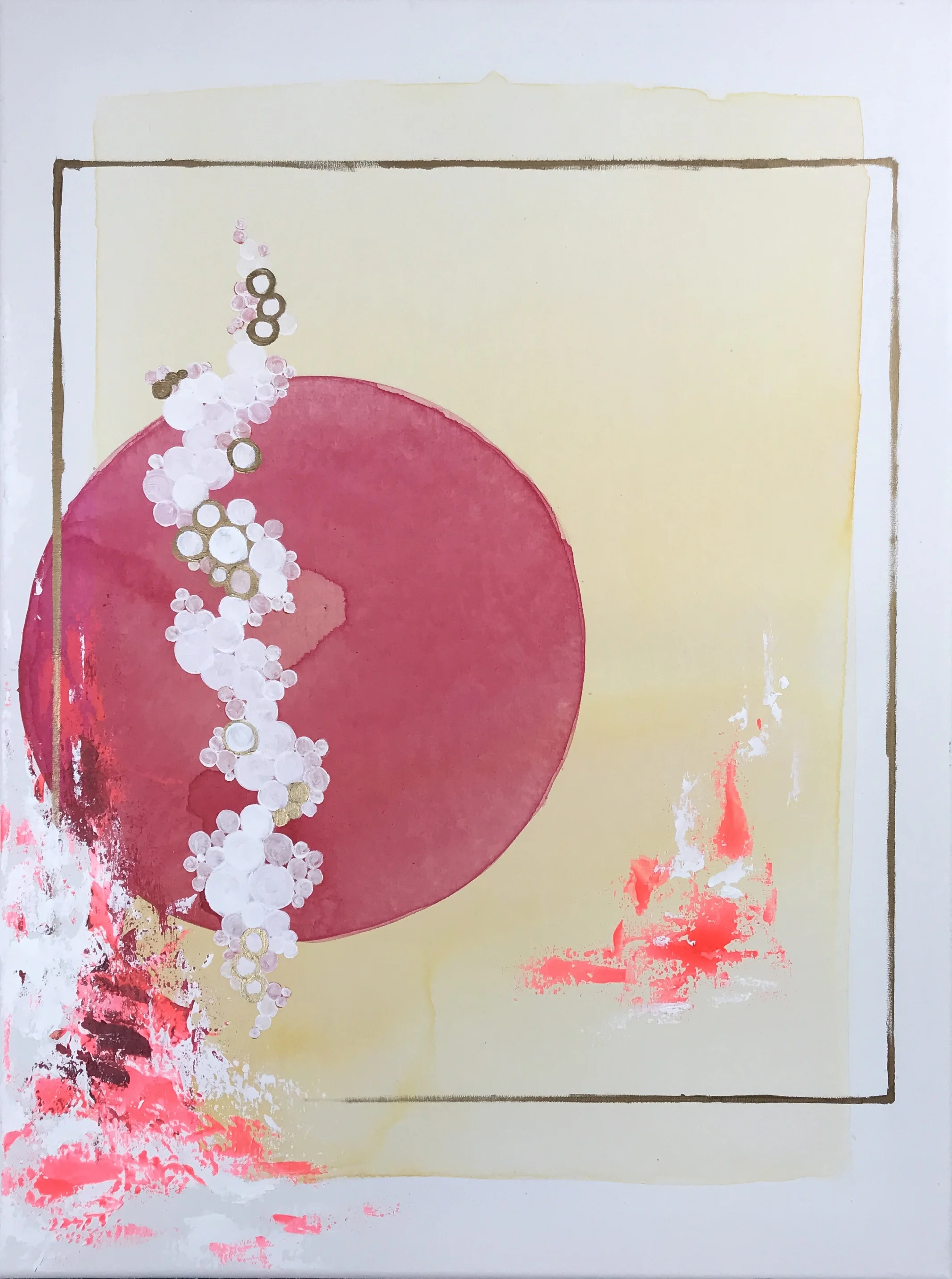 rising #2 acrylic painting on canvas
