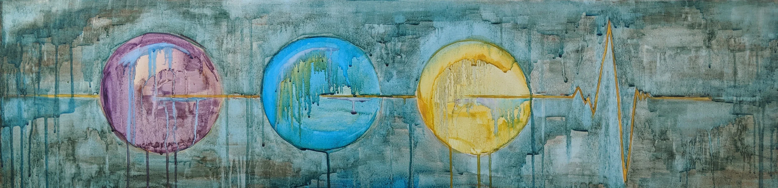 Coming Alive acrylic painting on canvas