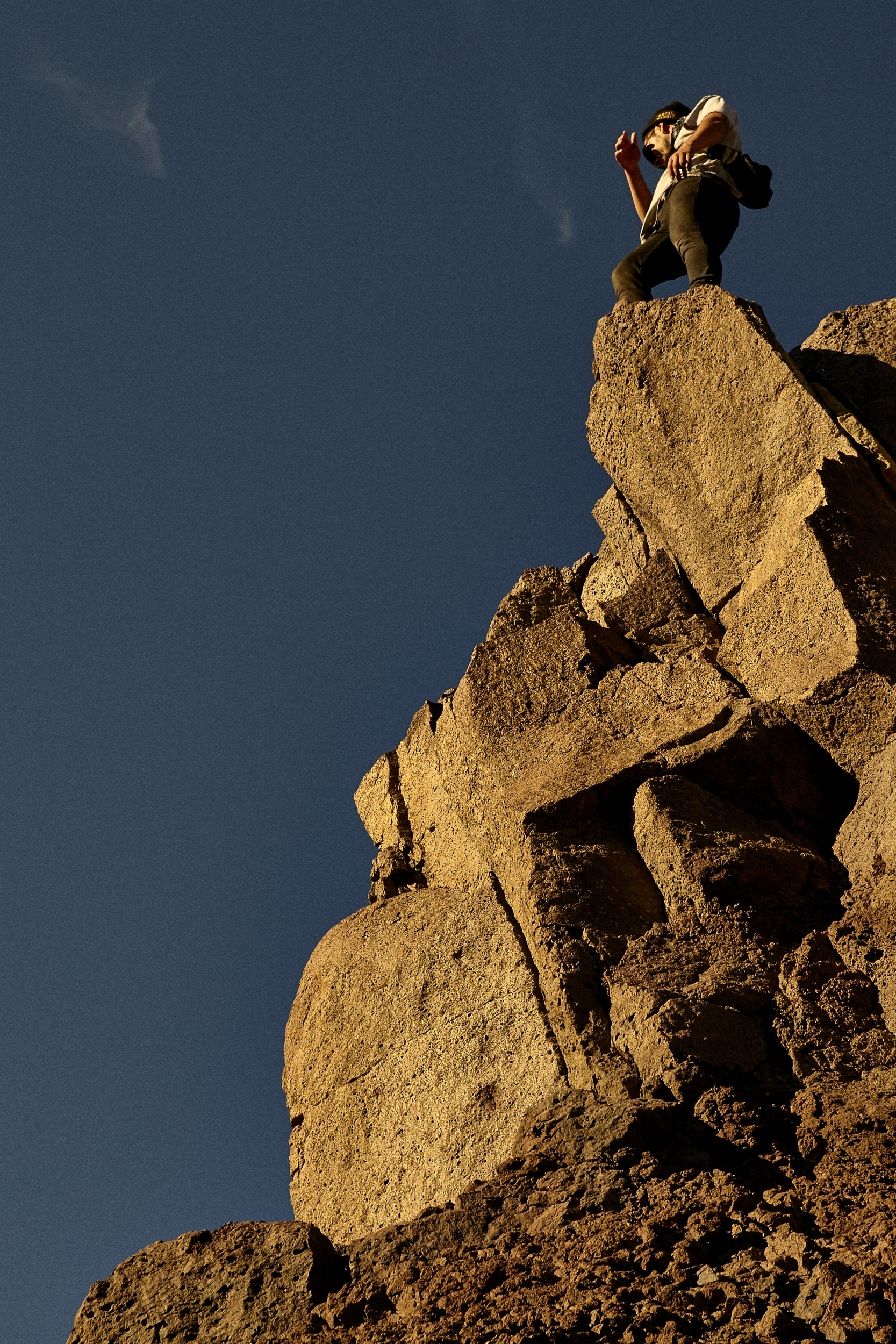 Rene in the Mojave Desert