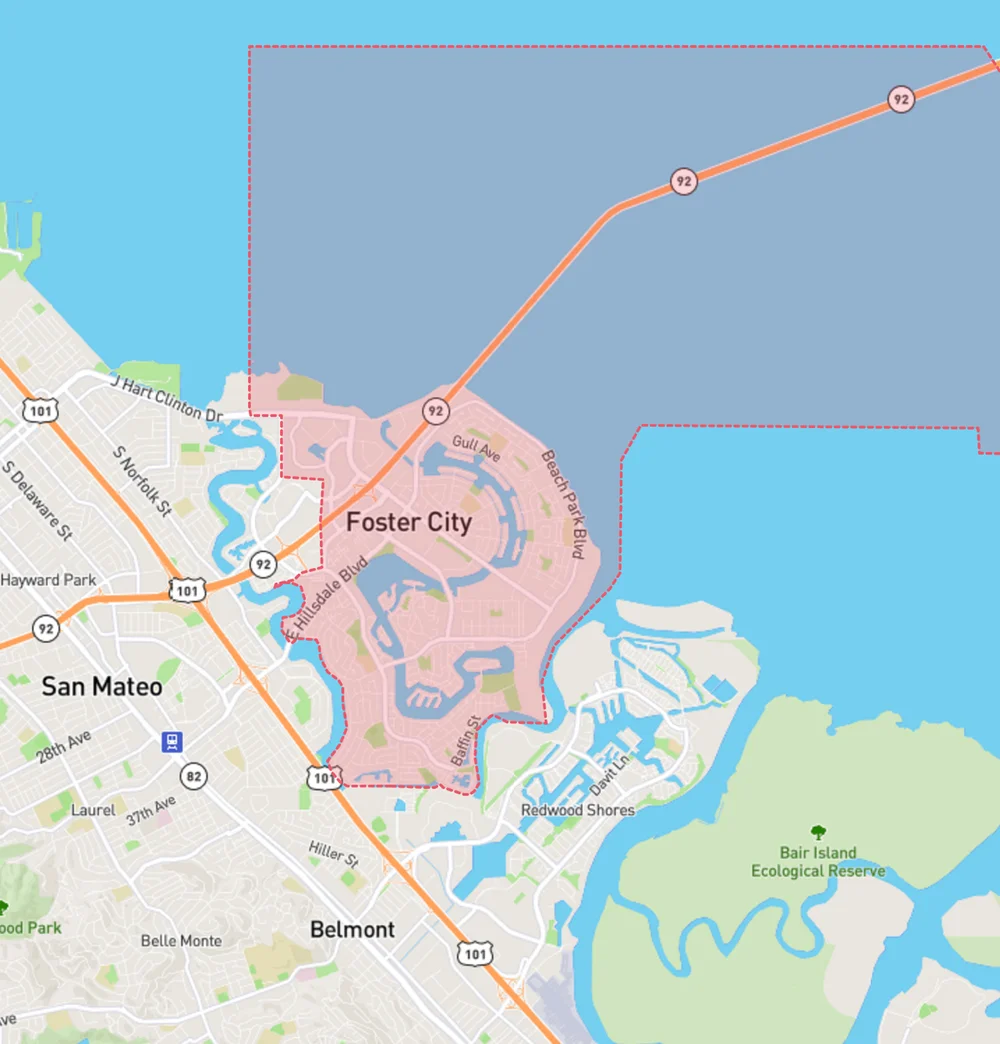Foster City Ca Map Foster City — Realtor Nick French