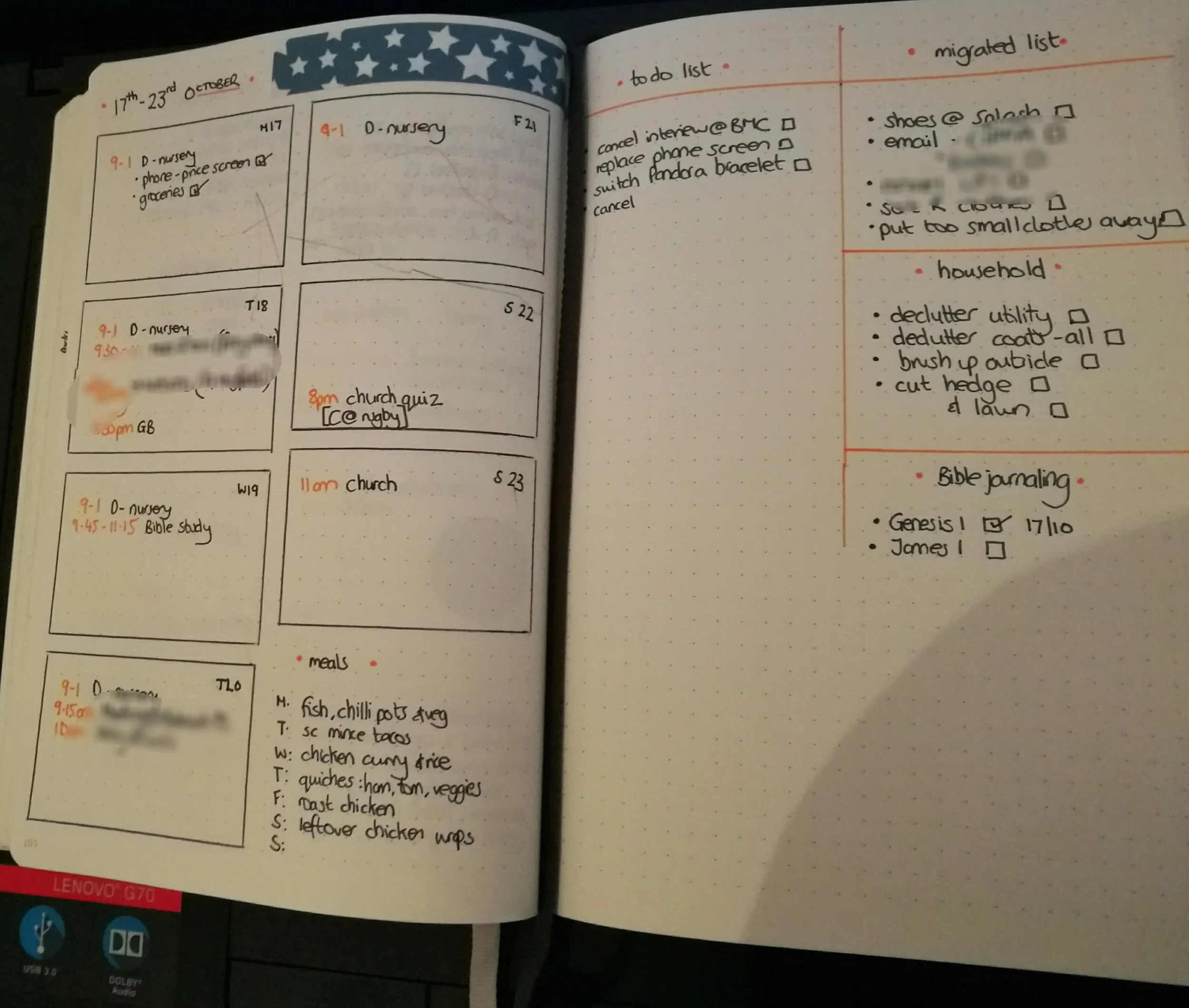 This week's layout