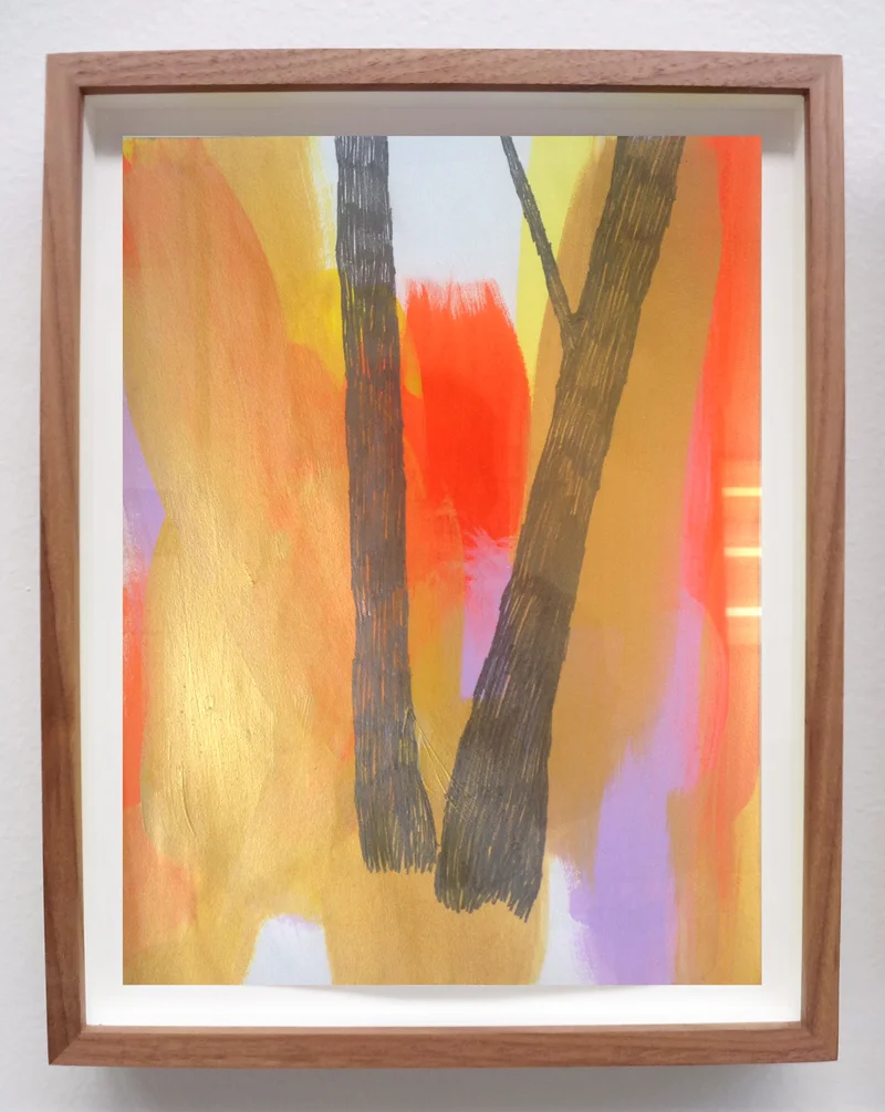 Meghan Gerety Various Titles, 2014-2016 graphite and acrylic on paper 14 x 11 in., framed in waxed walnut