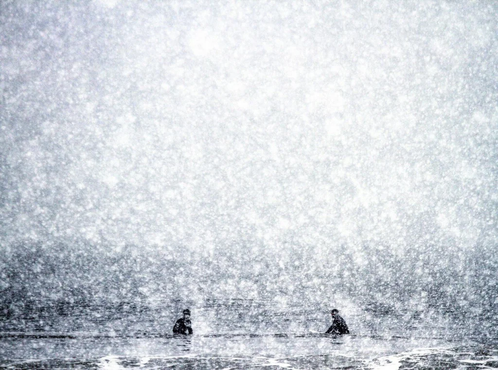 Andrew Blauschild Snow Surf dye sublimation print 30 x 40 in 40 × 60 in. 48 x 72 in.