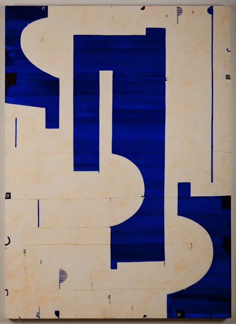 Caio Fonseca Pietrasanta C10.51, 2010 mixed media on canvas 72 x 52 in.