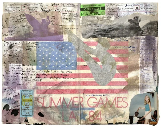 Tony Caramanico Summer Games, Nov 17-18, 1984 , 2010 available as: 16 1/4 x 18 3/4 in. print (edition of 12) 27 x 33 in. print (edition of 12) 34 x 43 in. stretched canvas print (edition of 7) 4 x 55 1/4 in. stretched canvas print (edition of 3)