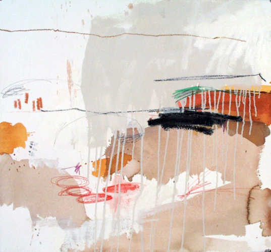 Michael Rich Elsewhere II , 2004 mixed media on paper 22 x 24 in.