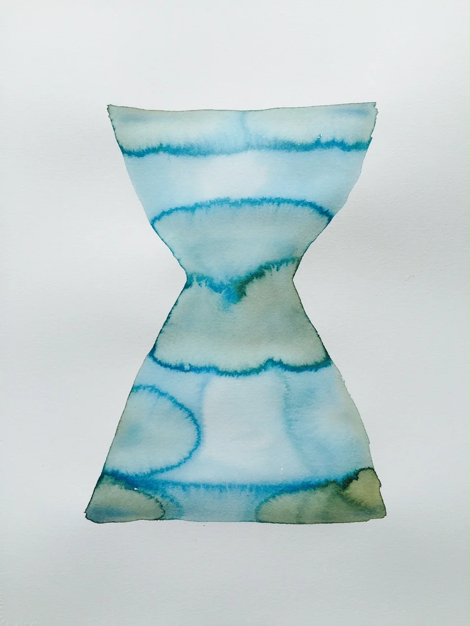 Bastienne Schmidt Silhouette Vessel #4 , 2016 mixed media on paper 20 x 16 in.