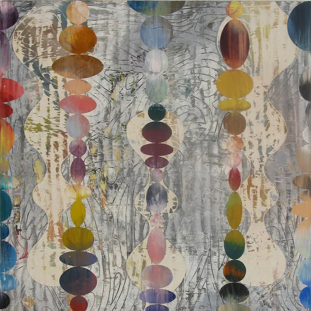 Perry Burns Helium I , 2011 monoprint, gouache, graphite, and watercolor on paper 20 × 20 in.