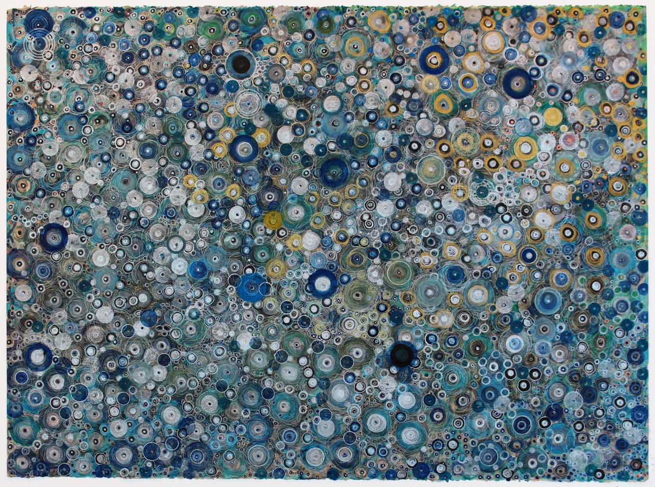 Olivia Munroe Illuminations #14 , 2014-15 ink on rag paper 22 x 30 in.