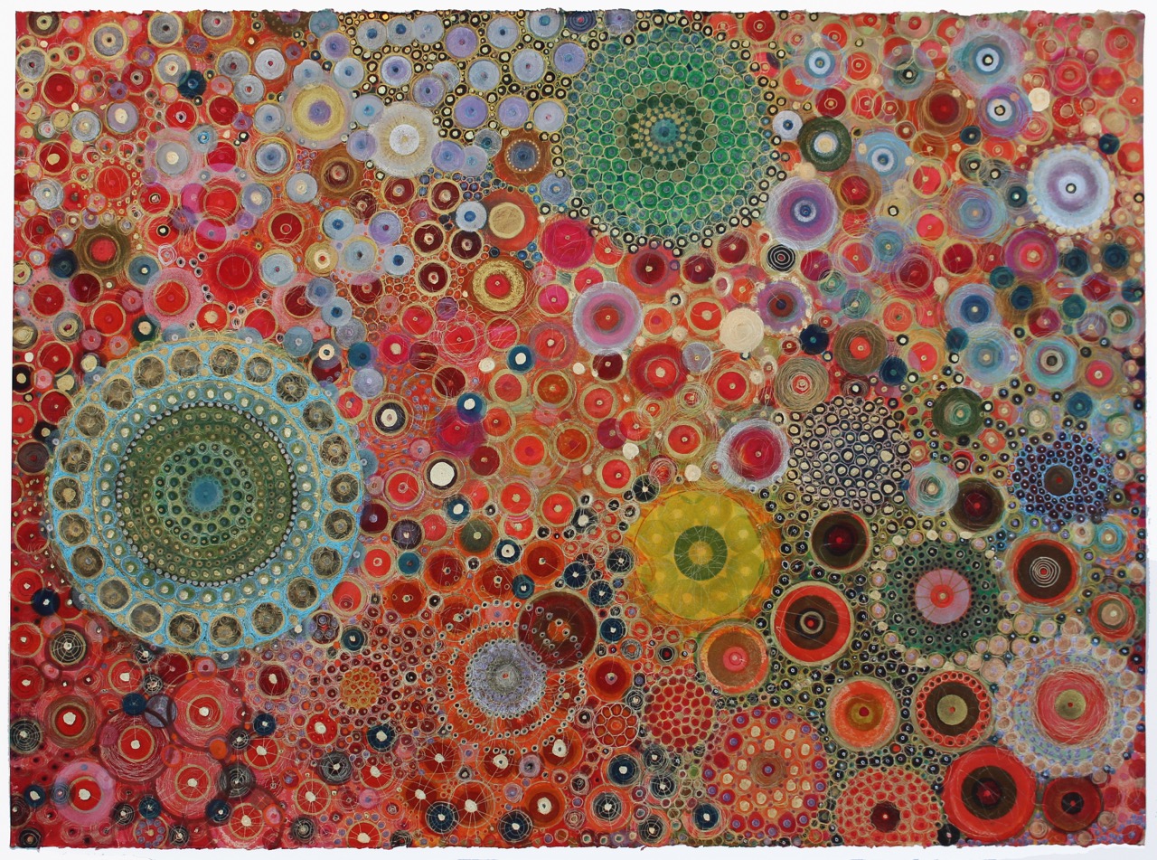 Olivia Munroe Illuminations #5, 2014-15 ink on rag paper 22 x 30 in.