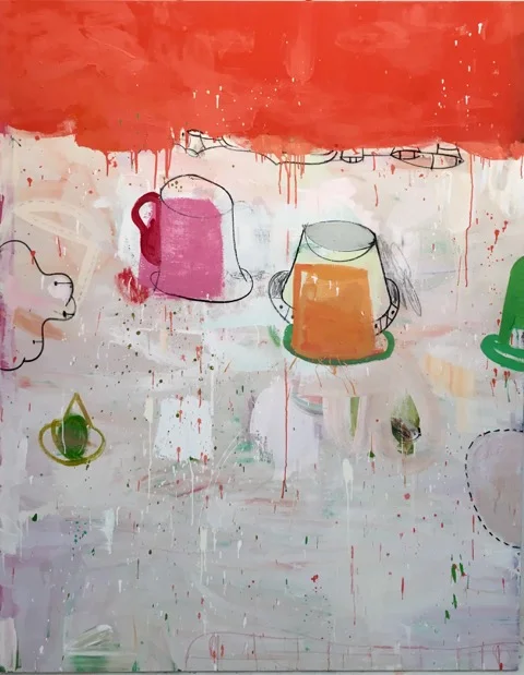 Gary Komarin Who is Hercules and Why are You Calling Him? oil on canvas 84 X 66 in.