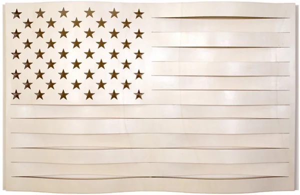 Muriel Stockdale Danish, 2009 bent plywood 24 x 36 in. SOLD
